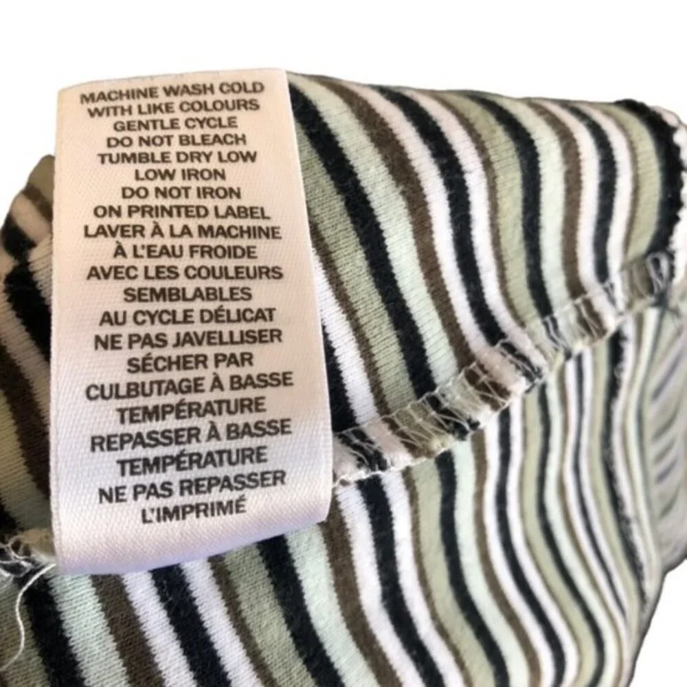 Northern Reflections T Shirt XL Stripes 100% Cotton Short Sleeve - Picture 8 of 8